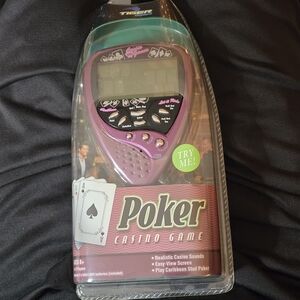 TIGER Games Hasbro Hand Held Poker Casino Game, New In Package!